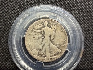 1919 D Silver Walking Liberty Half Dollar
