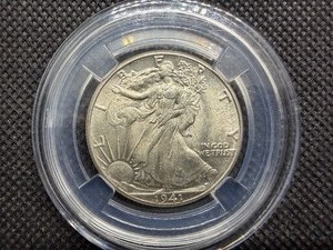 1941 Silver Walking Liberty Half Dollar
