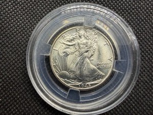 1945 D Silver Walking Liberty Half Dollar