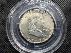 1949 D Silver Franklin Half Dollar