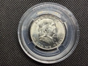 1950 D Silver Franklin Half Dollar