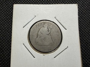 1856 Silver Seated Liberty Quarter