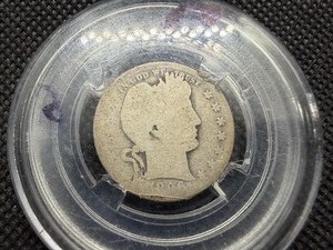 1896 O Silver Barber Quarter