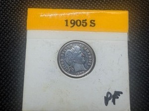 1905 S Barber Dime