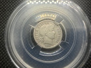 1911 D Barber Dime