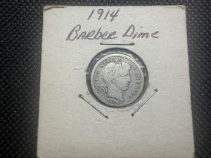 1914 Barber Dime