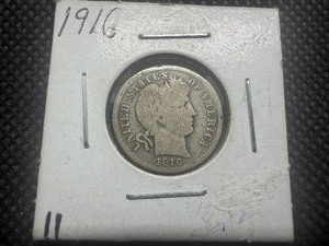 1916 Barber Dime