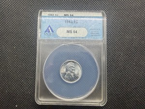 1943 1C ANACS MS64