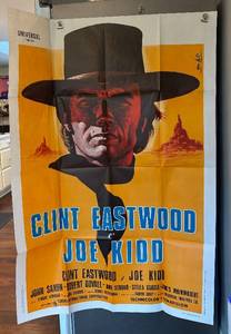 Clint Eastwood in Joe Kidd Unframed Movie Poster Print