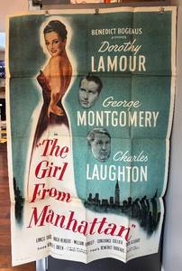 The Girl From Manhattan Vintage Unframed Poster - Dorothy Lamour