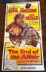 Vintage The End of the Affair Two Part Unframed Poster Print