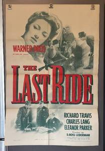 Vintage Warner Bros The Last Ride Poster Print