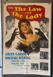 MGM The Law and The Lady Unframed Poster