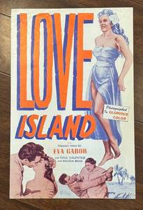 Love Island Featuring Eva Gabor Booklet