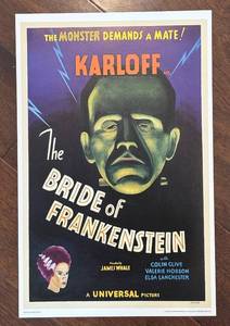 Bride of Frankenstein Unframed Print