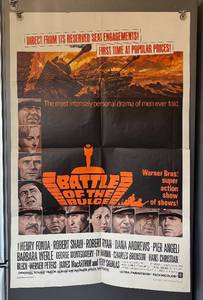 Battle of the Bulge Vintage Unframed Poster