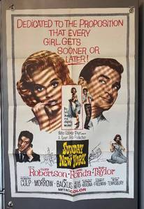 Sunday in New York Unframed Movie Poster