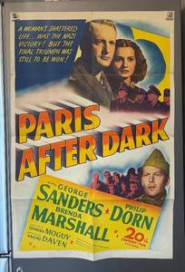 Paris After Dark Vintage Unframed Movie Poster