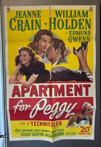 Apartment for Peggy Vintage Unframed Movie Poster