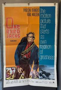 One Eyed Jacks Unframed Movie Poster