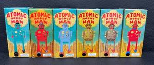 Atomic Robot Man Schylling Collector Series Wind-Up Robots (Lot of 6)
