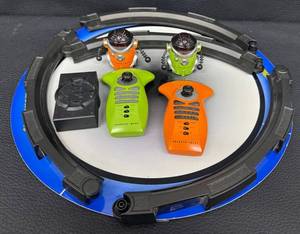 Sharper Image Sumo Robots Game Set - 2 Robots With Arena Mat & 2 Remotes