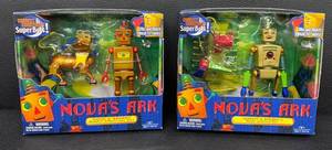 Robot Creation Sets - Novas Ark - Nova & Sparky, Taspett & Sparky II (Lot of 2)