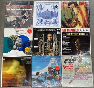Jazz Vinyl Record Lot Dave Brubeck, Ray Charles & More (Lot of 9)