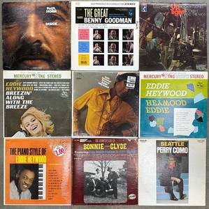 Vinyl Record Album Lot Eddie Heywood, Benny Goodman, Perry Como & More (Lot of 9)