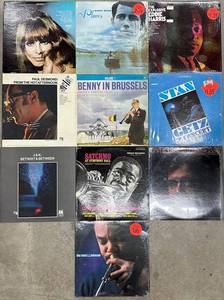 Jazz Vinyl Albums - Louis Armstrong, Benny Goodman, Stan Getz & More (Lot of 10)