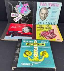 78 RPM Record Album Set Musical Theater & Christmas (5 Sets)