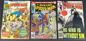Vintage Marvel Spider-Man Comic Book Lot Marvel Tales & Amazing Spider-Man (Lot of 3)