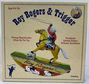 Wind-Up Tin Toy - Roy Rogers & Trigger Schylling Limited Edition