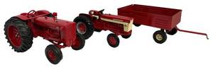 Toy Tractor and Trailer - Ertl International 460 & Diesel 600 (Lot of 3)