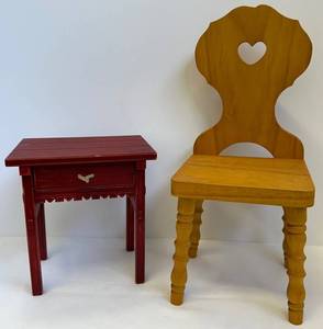 Doll Furniture - American Girl Josefina Desk & Kirsten Chair