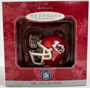 Vintage Hallmark NFL Kansas City Chiefs Keepsake Ornament 1998