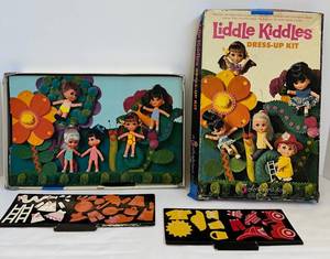 Vintage Liddle Kiddles Colorforms Dress-Up Kit Mattel