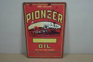 Vintage Style Metal Sign - Pioneer Oil