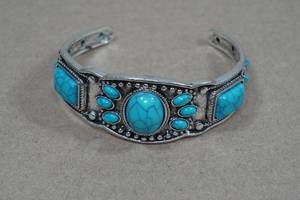 Turquoise Stone Band Bracelet