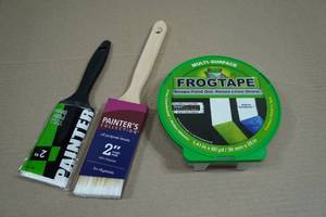 Painters Tape and Brushes