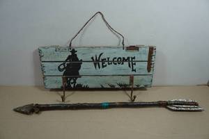 Western Style Wall ArtCoat Rack