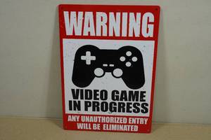 Warning Metal Sign