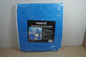 Hurley Lounger Beach Mat with Built in Cooler