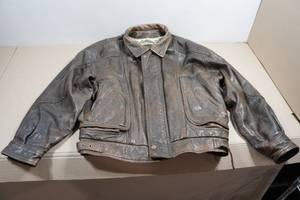 Wilsons Leather Motorcycle Jacket - Medium