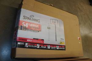 Spalding 54 Acrylic Inground Basketball Hoop