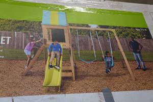 A-Game Sunnyville Wooden Play Set - Missing Some Boards