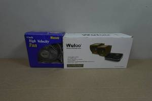 Wuloo Wireless Driveway Alarm and Desk Fan