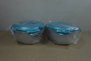 2 Food Storage Tubs with Lids