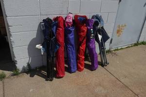 6 Camping Folding Chairs