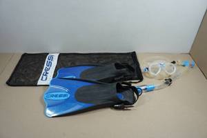 Cressi Adult Rondine Palau Fin Snorkel Set - Fin Size LXL